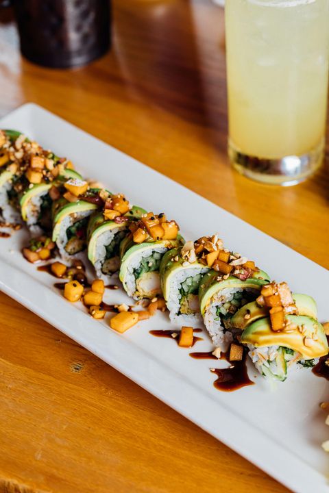 The Cowfish Sushi Burger Bar signature dishes The Cowfish Burgushi
North Hills Roll
Firecracker Roll